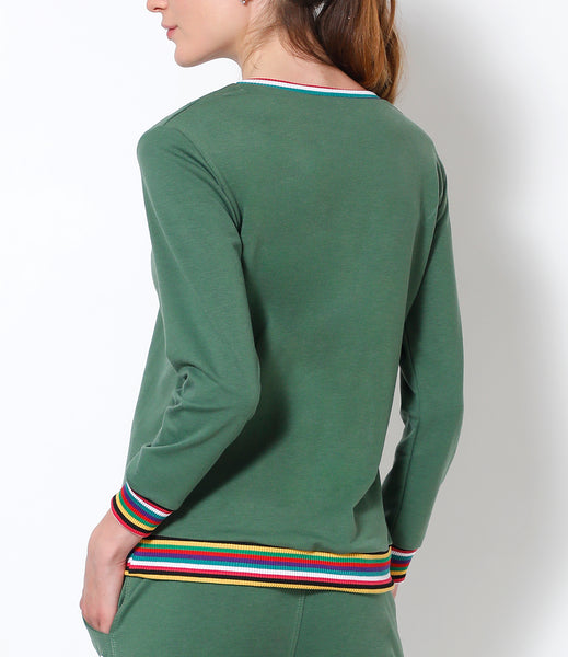 Basil Green Sweatshirt