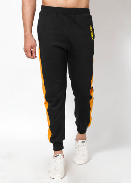 Black & Gold Thermal Joggers