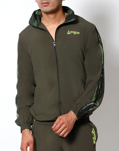 Army Green Athlete Jacket