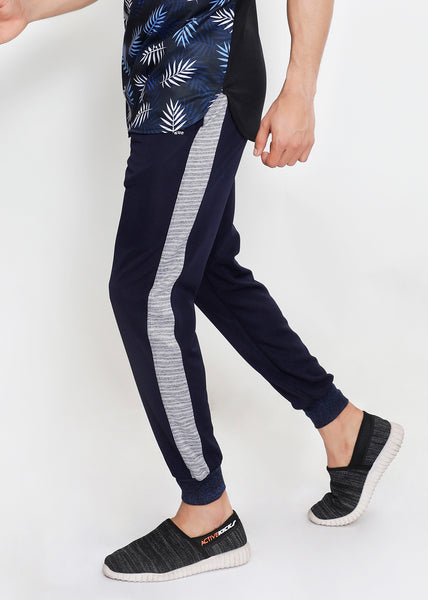 Navy Grey French Terry Joggers