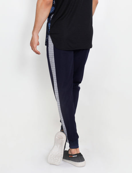 Navy Grey French Terry Joggers