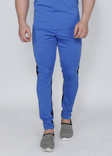 Indian Blue Slim-Fit Trackpants