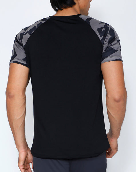 Black Silver Yogue T-Shirt