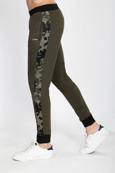 Millitary Green Camo French Terry Joggers