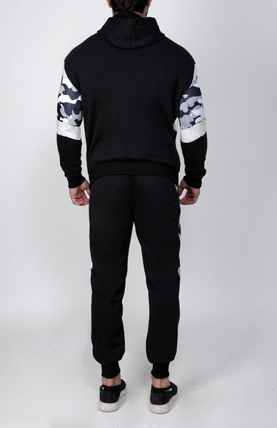 Black & White Camo Thermal Tracksuit