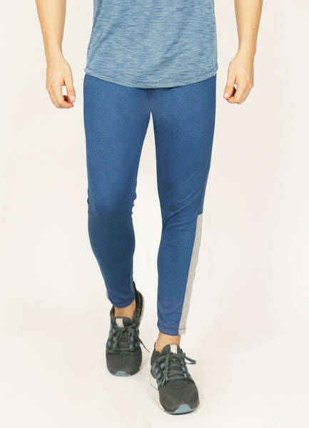Indigo Blue Slim-Fit Trackpants