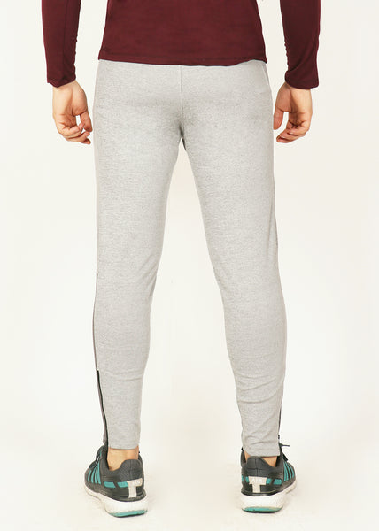 Light Grey Slim-Fit Trackpants