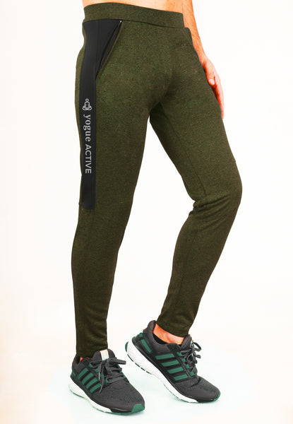 Military Green Slim-Fit Joggers