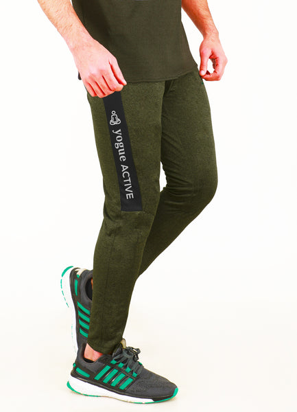 Military Green Slim-Fit Joggers