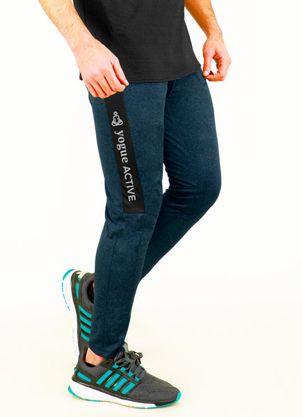 Blue Slim-Fit Joggers