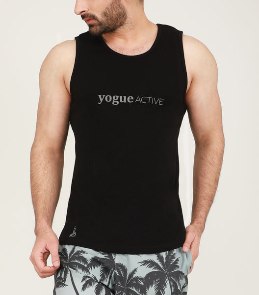 Yogue Active Black Gym Vest
