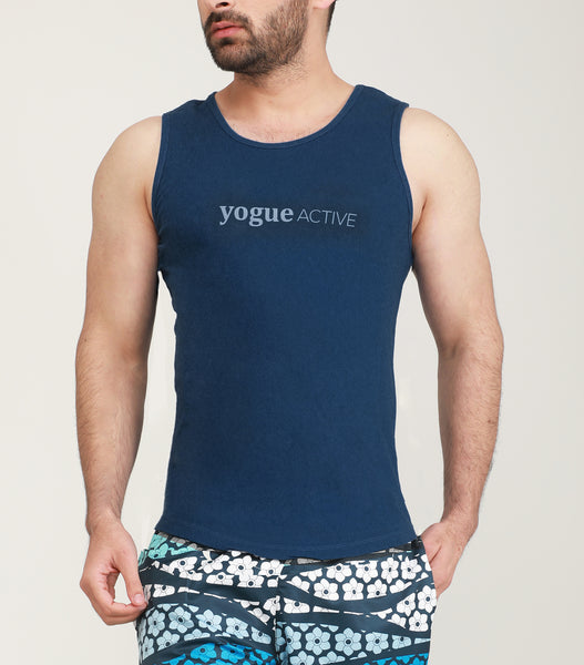 Yogue Active Navy Blue Gym Vest