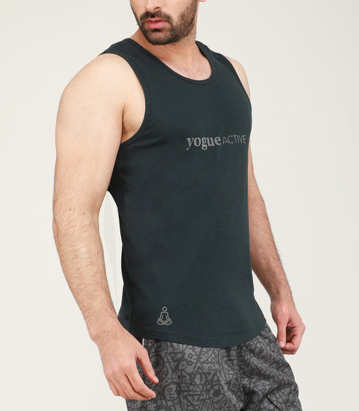 Yogue Active Dark Grey Gym Vest