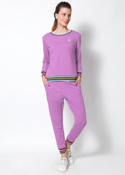 Amethyst Comfy Top + Joggers Ensemble