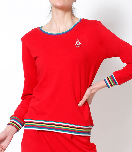 Crimson Red Sweatshirt