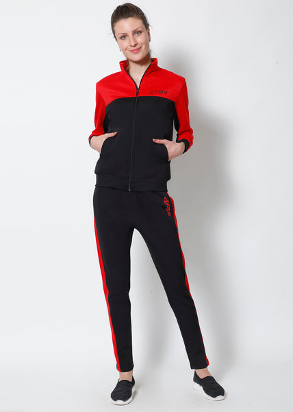 Crimson Black Tracksuit