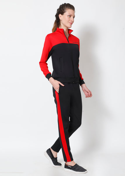 Crimson Black Tracksuit