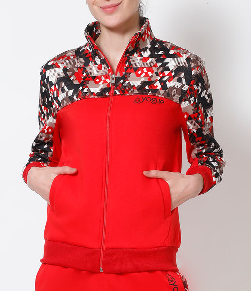 Red Rapture Slim Fit Thermal Jacket