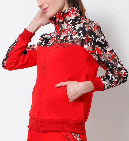 Red Rapture Slim Fit Thermal Jacket