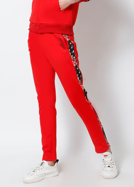 Red Rapture Slim Fit Thermal Joggers