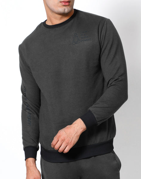 Dark Grey - Thermal Sweatshirt