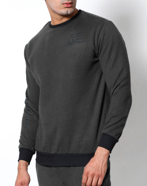 Dark Grey - Thermal Sweatshirt