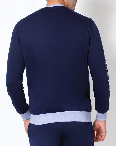 Navy Sky - Thermal Sweatshirt