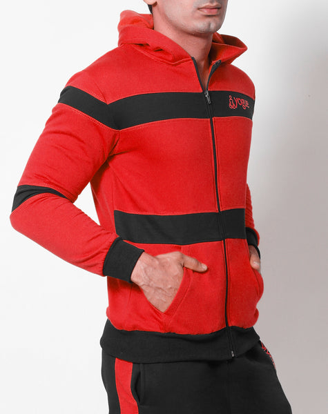 Black Crimson Thermal Jacket