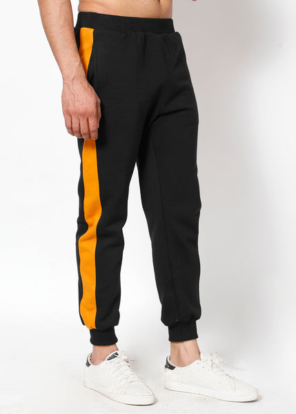 Black & Gold Thermal Joggers