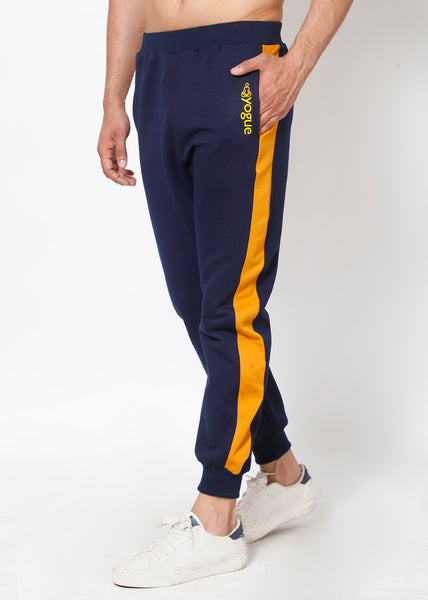 Mustard Navy Thermal Joggers