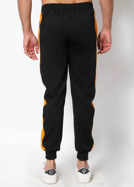 Black & Gold Thermal Joggers