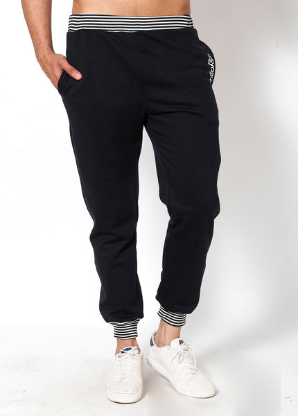 Black Stripes - Thermal Joggers