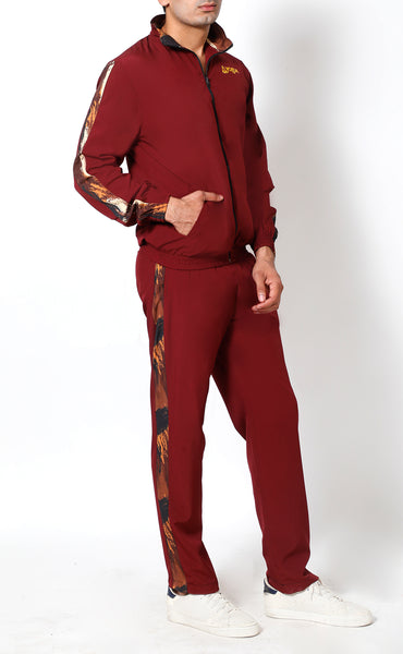 Caribbean Red Athlete Tracksuit