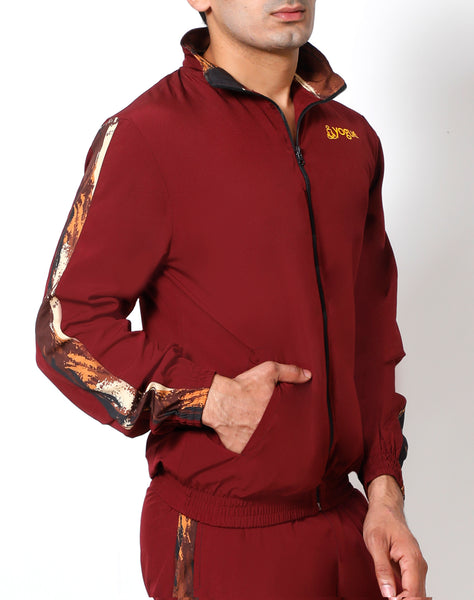 Caribbean Red Athlete Jacket