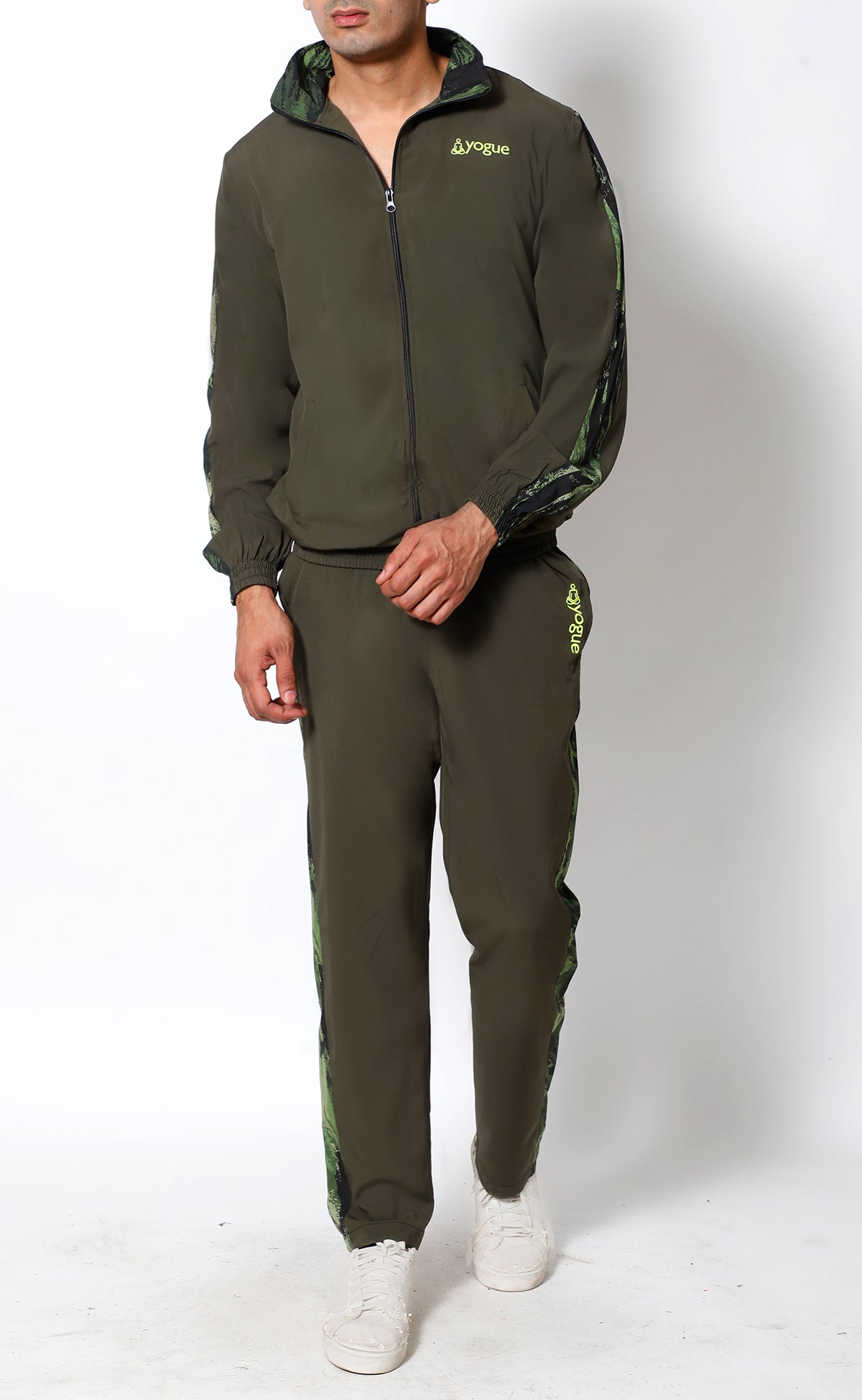 Hummel Track Pants - hmlTotoro - Black w. Army Green