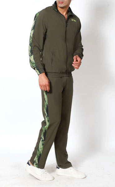 Army Green Athlete Tracksuit