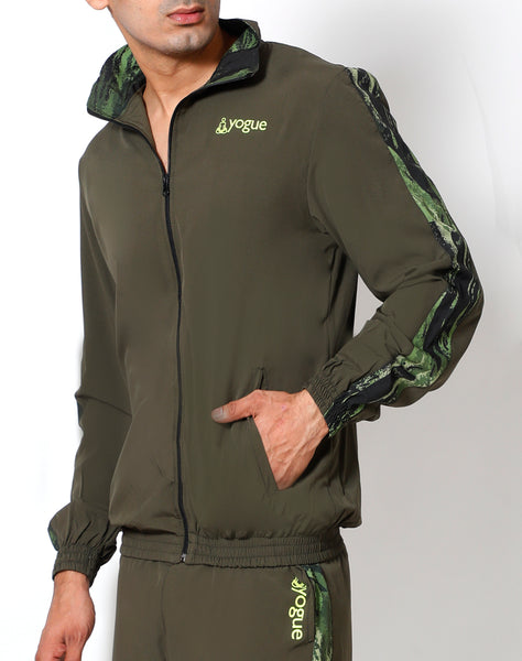 Army Green Athlete Jacket