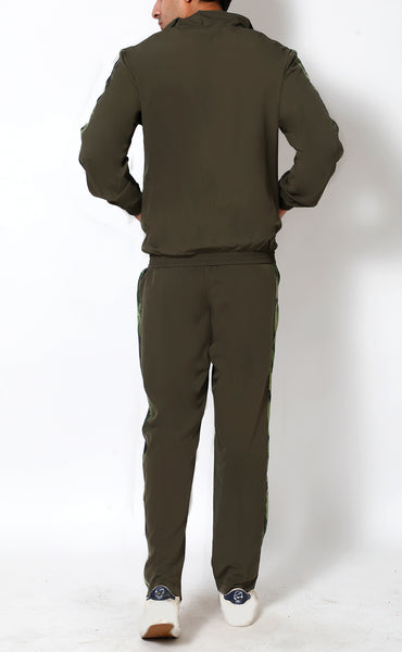 Army Green Athlete Tracksuit