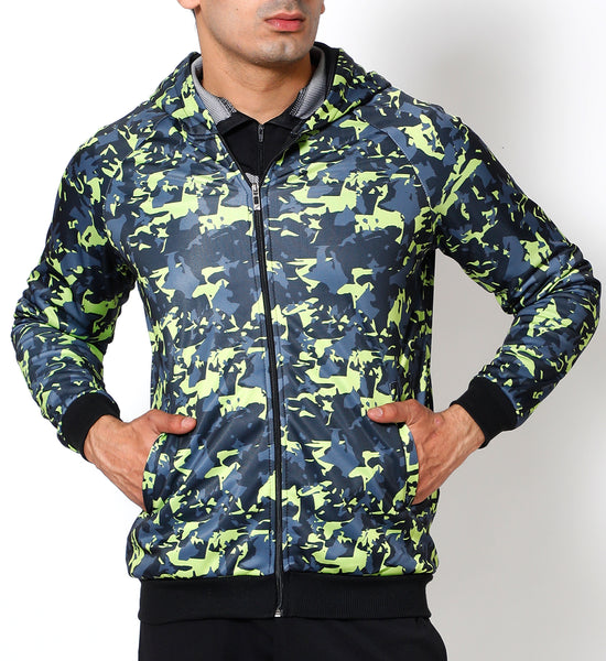 Cuban Camo Hooded Jacket