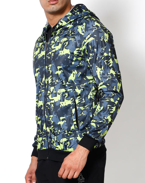 Cuban Camo Hooded Jacket