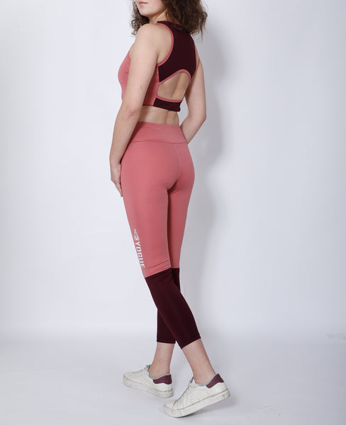 Shop The Look - Compression Top + Leggings - Rosegold