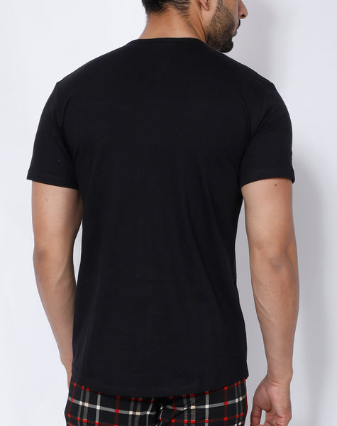 Black Camo Roundneck T-Shirt