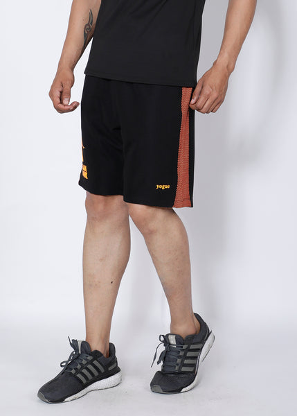 Black Orange Basketball Shorts