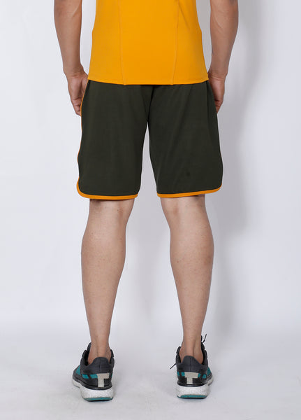 Olive Green Football Shorts