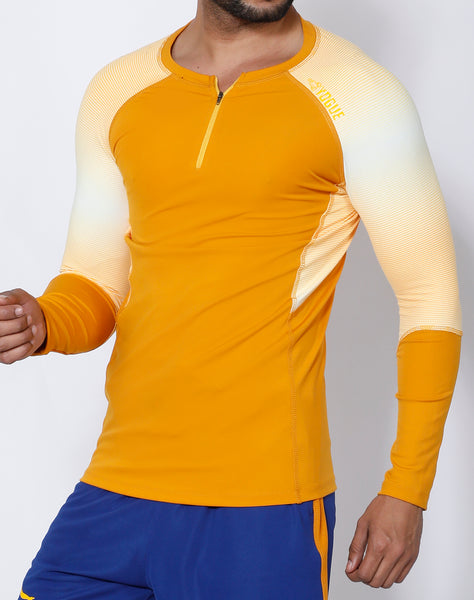 Mustard Yellow Full Sleeve Compression