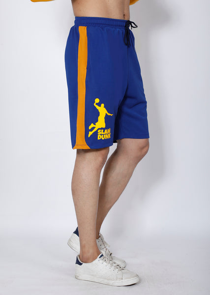Blue & Yellow Basketball Shorts