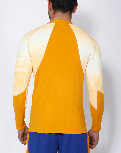 Mustard Yellow Full Sleeve Compression