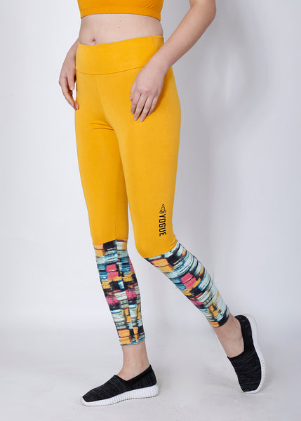 Mustard Trance 2Tone Tights