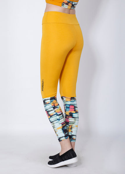 Mustard Trance 2Tone Tights