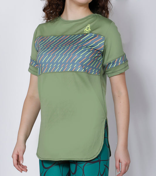 Pista Green Long T-Shirt